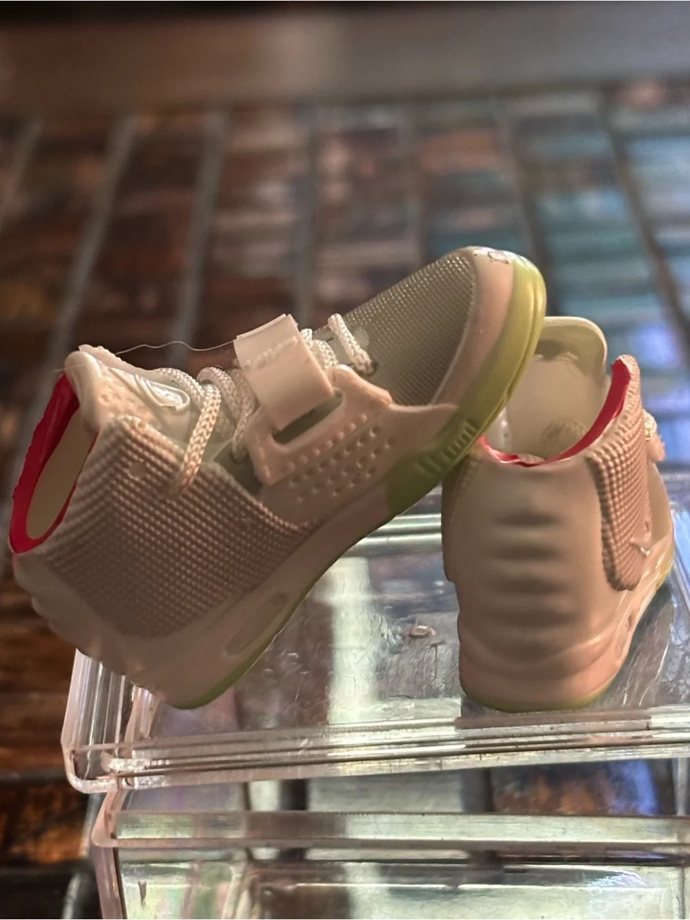 NIKE AIR YEEZY ACTION FIGURE TOY SNEAKERS COLLECTIBLE.